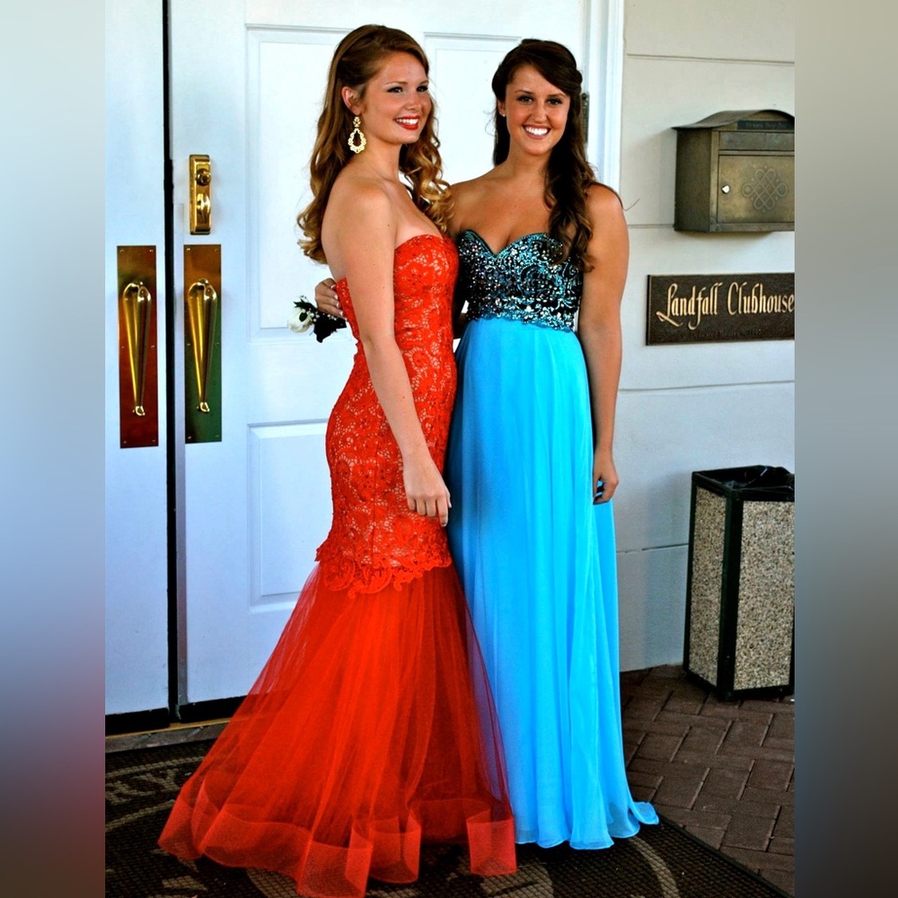Blue Formal / Prom Dress - Picture 3 of 3